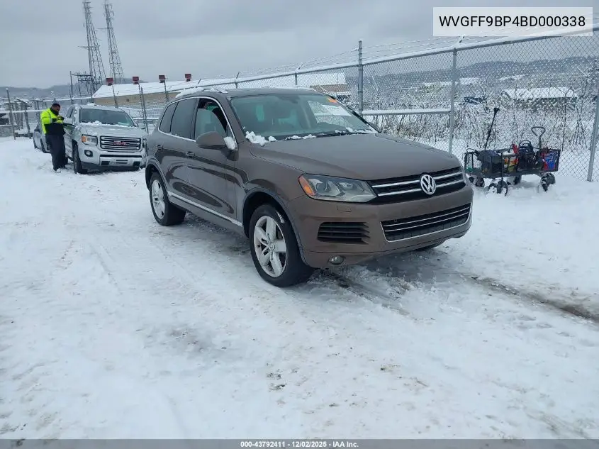 WVGFF9BP4BD000338 2011 Volkswagen Touareg Vr6 Lux
