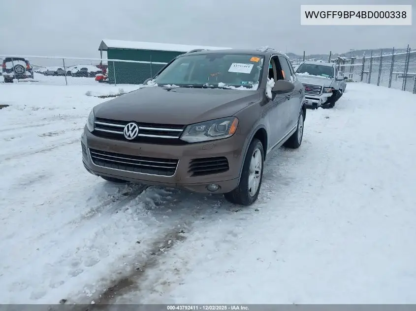 WVGFF9BP4BD000338 2011 Volkswagen Touareg Vr6 Lux