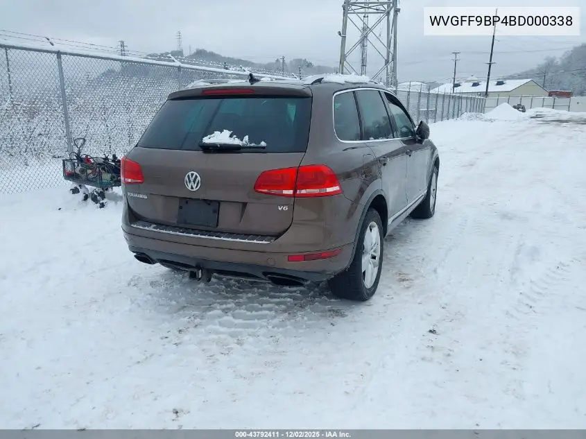 WVGFF9BP4BD000338 2011 Volkswagen Touareg Vr6 Lux