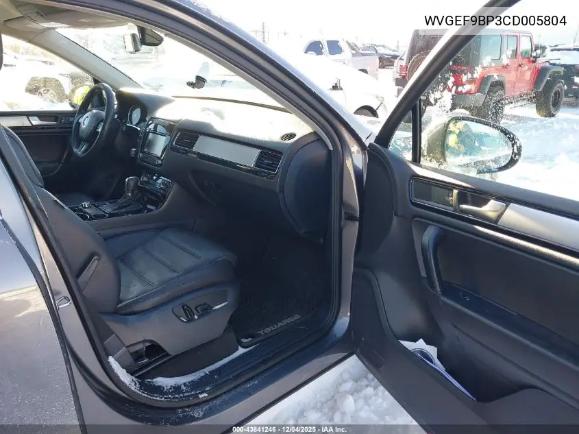 WVGEF9BP3CD005804 2012 Volkswagen Touareg Vr6 Sport