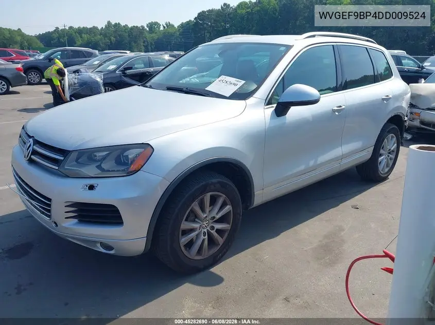 2013 Volkswagen Touareg Vr6 Sport VIN: WVGEF9BP4DD009524 Lot: 45282690