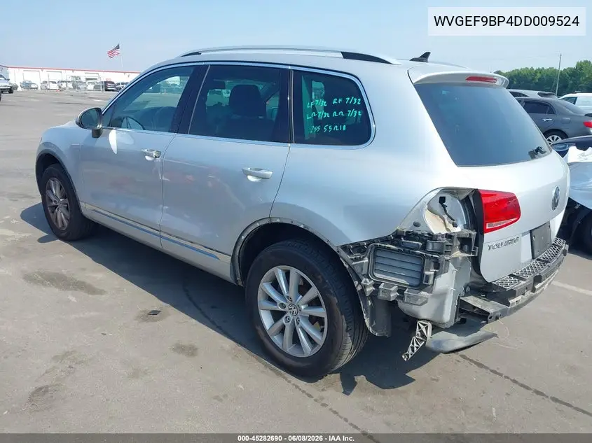 2013 Volkswagen Touareg Vr6 Sport VIN: WVGEF9BP4DD009524 Lot: 45282690