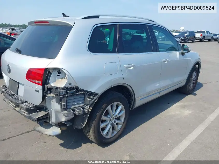 2013 Volkswagen Touareg Vr6 Sport VIN: WVGEF9BP4DD009524 Lot: 45282690
