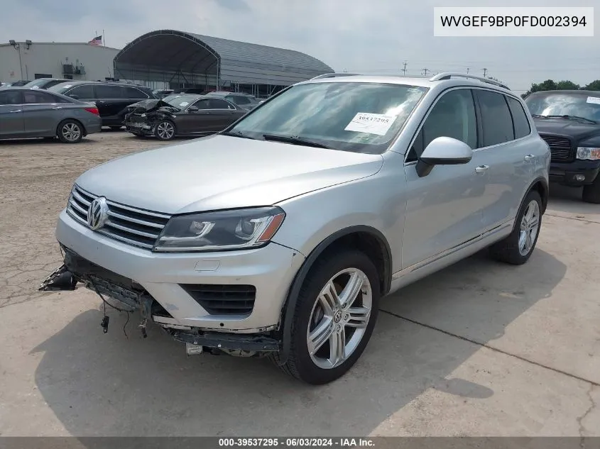 WVGEF9BP0FD002394 2015 Volkswagen Touareg V6 Executive