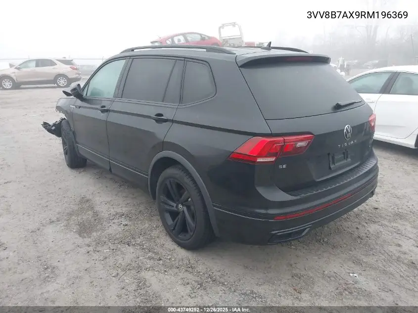 3VV8B7AX9RM196369 2024 Volkswagen Tiguan 2.0T Se R-Line Black