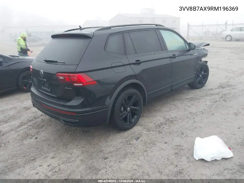 3VV8B7AX9RM196369 2024 Volkswagen Tiguan 2.0T Se R-Line Black