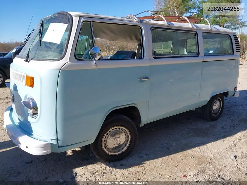 1978 Volkswagen Transporter VIN: 2282044268 Lot: 44927979
