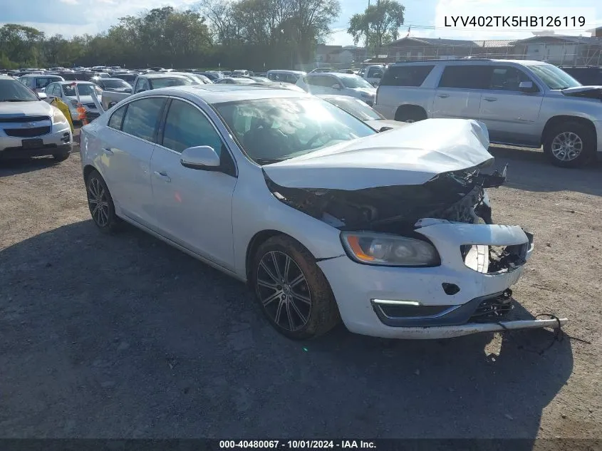 LYV402TK5HB126119 2017 Volvo S60 Inscription T5