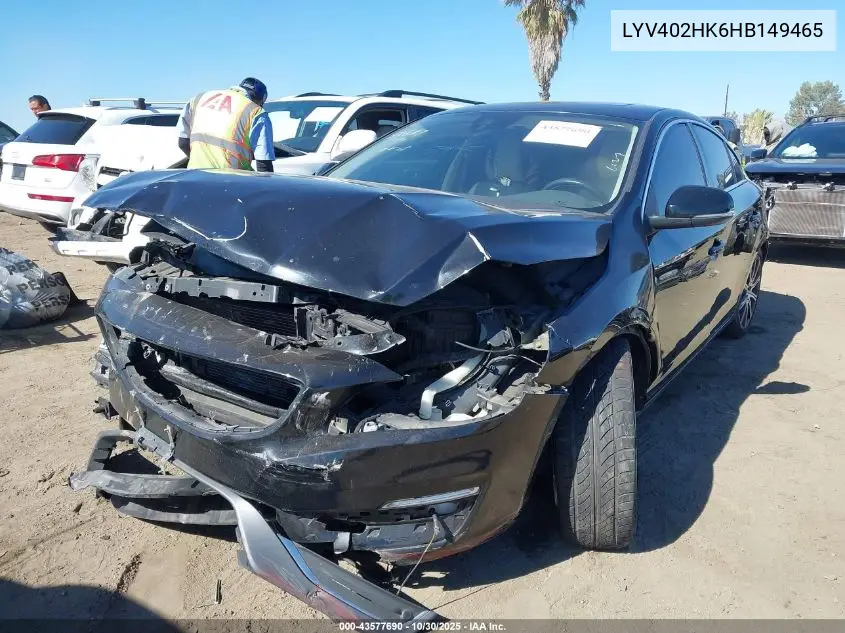 LYV402HK6HB149465 2017 Volvo S60 Inscription T5