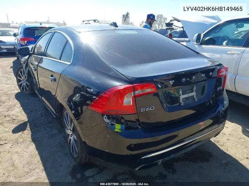 LYV402HK6HB149465 2017 Volvo S60 Inscription T5