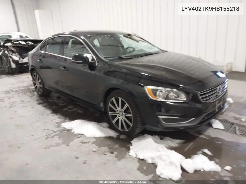 LYV402TK9HB155218 2017 Volvo S60 Inscription T5