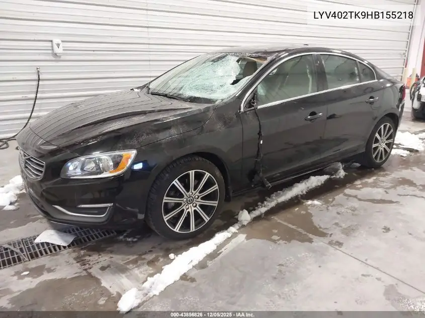 LYV402TK9HB155218 2017 Volvo S60 Inscription T5