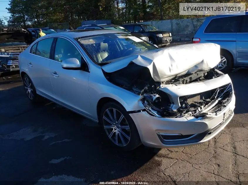 LYV402TK1JB170219 2018 Volvo S60 Inscription T5