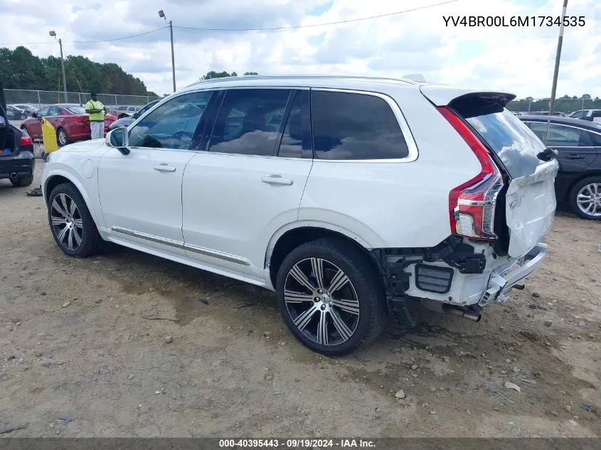 2021 Volvo Xc90 Recharge Plug-In Hybrid T8 Inscription 6 Passenger VIN: YV4BR00L6M1734535 Lot: 40395443