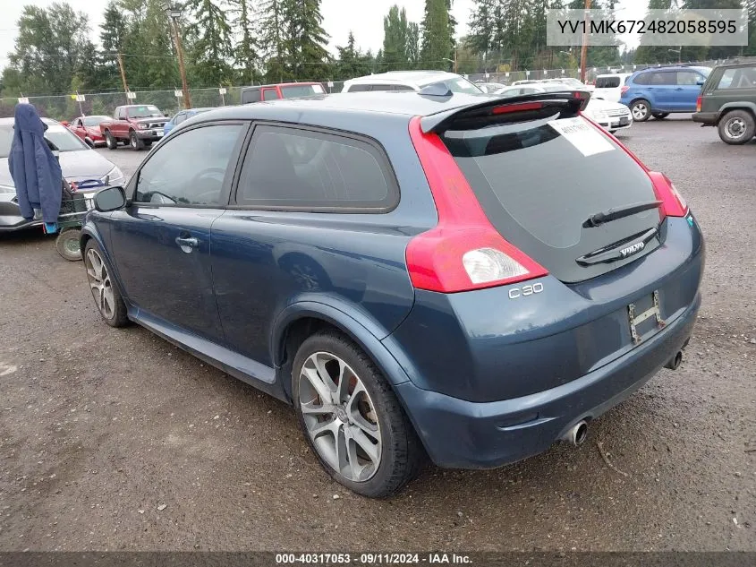 2008 Volvo C30 T5 R-Design/T5 Version 1.0/T5 Version 2.0 VIN: YV1MK672482058595 Lot: 40317053