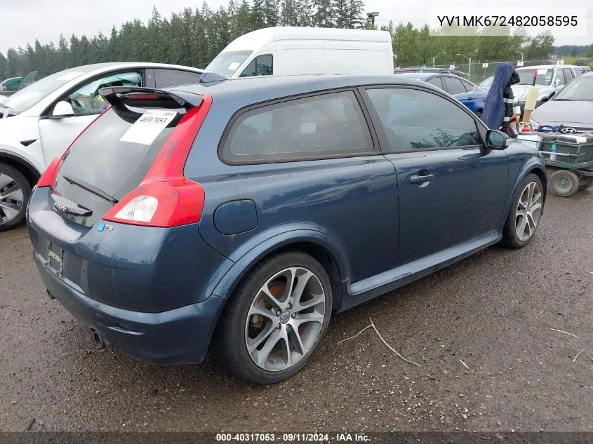 2008 Volvo C30 T5 R-Design/T5 Version 1.0/T5 Version 2.0 VIN: YV1MK672482058595 Lot: 40317053