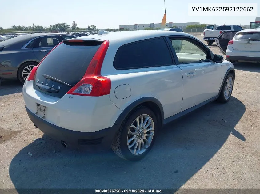 YV1MK672592122662 2009 Volvo C30 T5/T5 R-Design