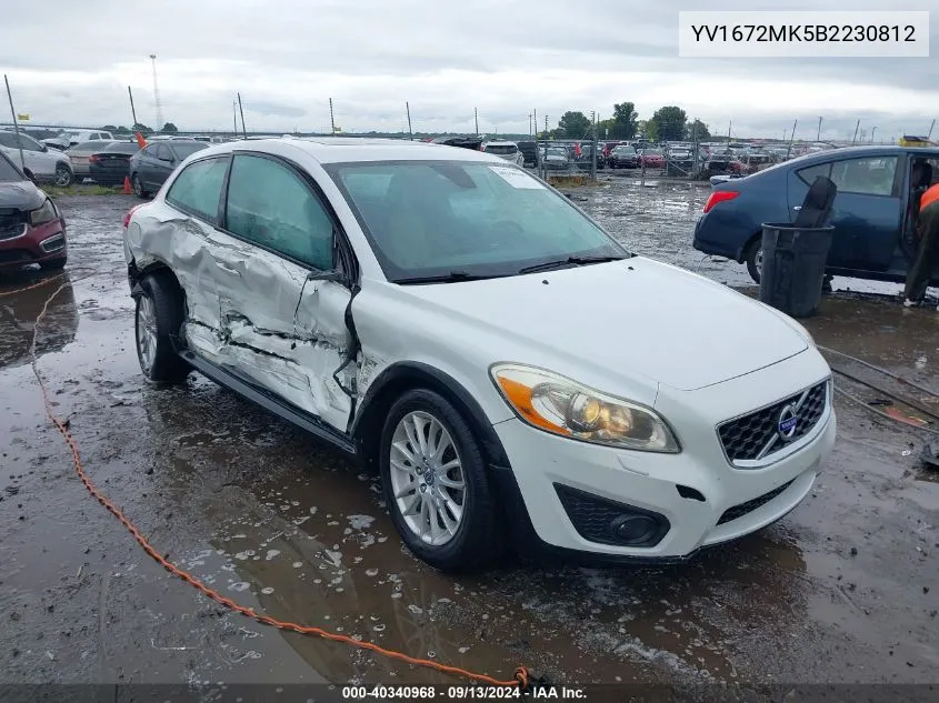 YV1672MK5B2230812 2011 Volvo C30 T5/T5 R-Design