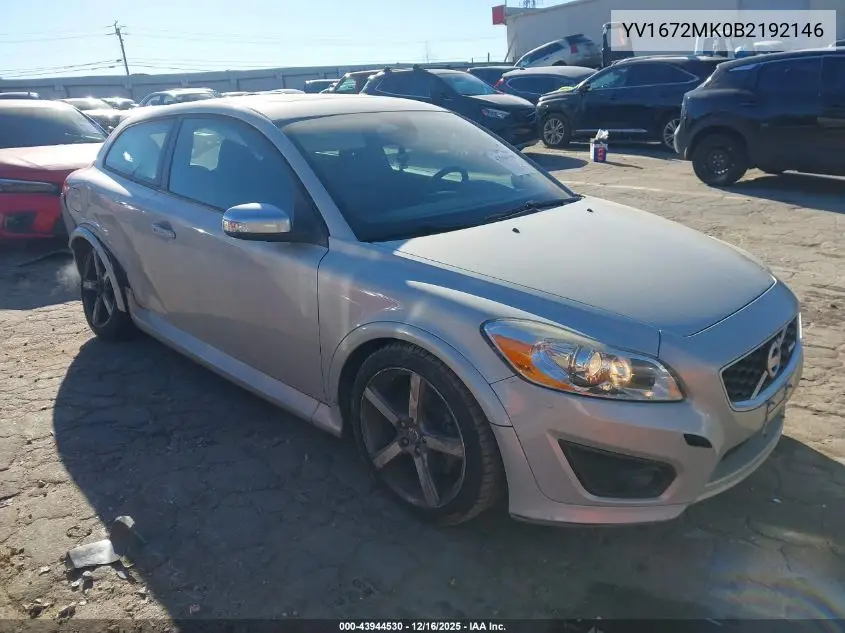 YV1672MK0B2192146 2011 Volvo C30 T5/T5 R-Design