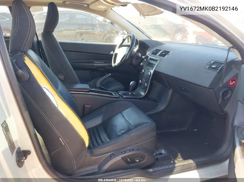 YV1672MK0B2192146 2011 Volvo C30 T5/T5 R-Design