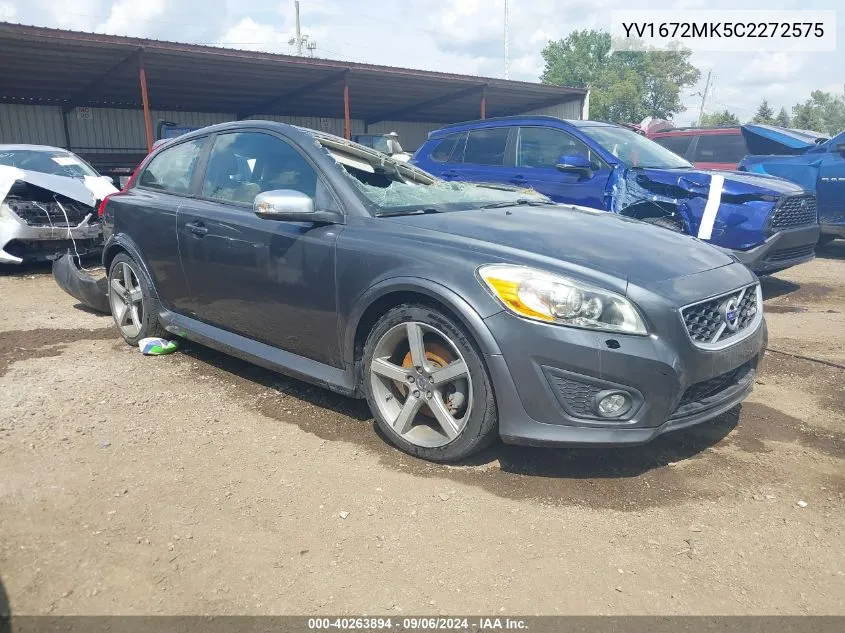 YV1672MK5C2272575 2012 Volvo C30 T5 Platinum