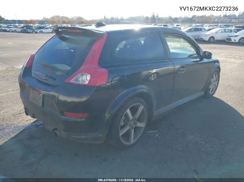 YV1672MKXC2273236 2012 Volvo C30 T5 Premier Plus