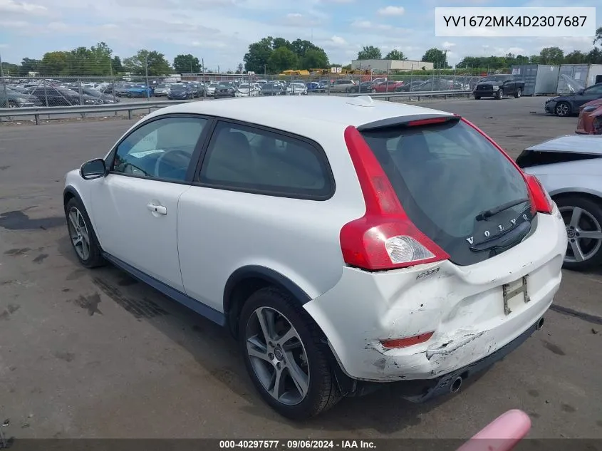 YV1672MK4D2307687 2013 Volvo C30 T5