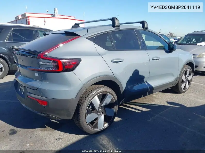 YV4ED3GM8P2041119 2023 Volvo C40 Recharge Pure Electric Twin Ultimate