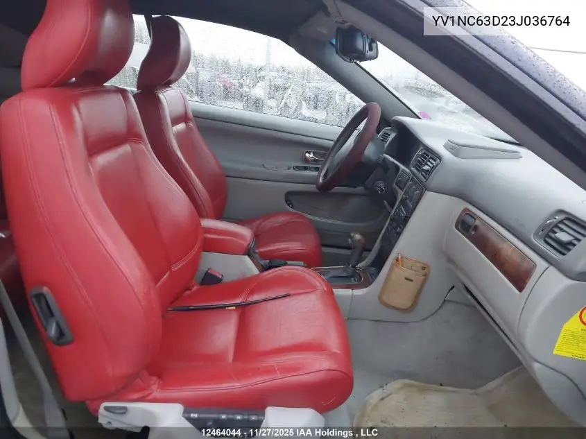 YV1NC63D23J036764 2003 Volvo C70 Lt