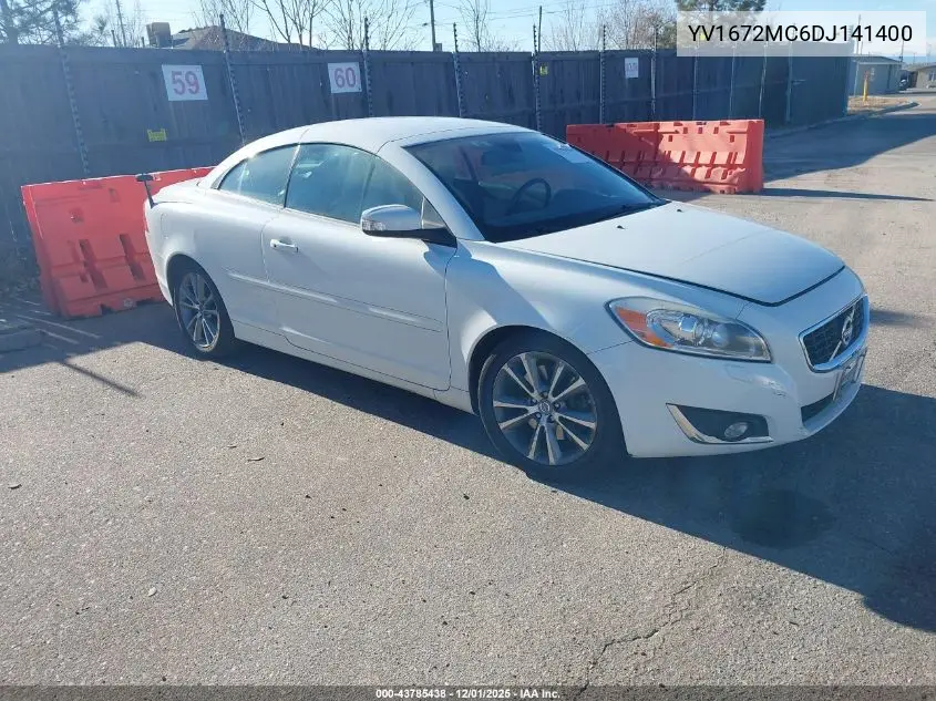 YV1672MC6DJ141400 2013 Volvo C70 T5