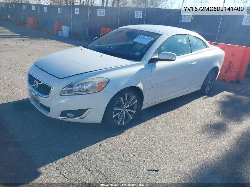YV1672MC6DJ141400 2013 Volvo C70 T5