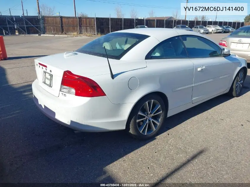 YV1672MC6DJ141400 2013 Volvo C70 T5