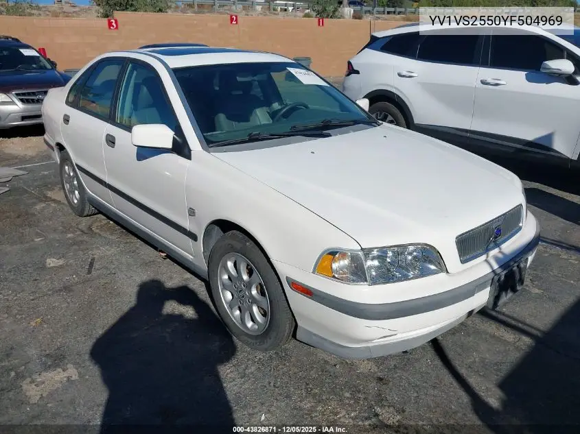 YV1VS2550YF504969 2000 Volvo S40 A/As