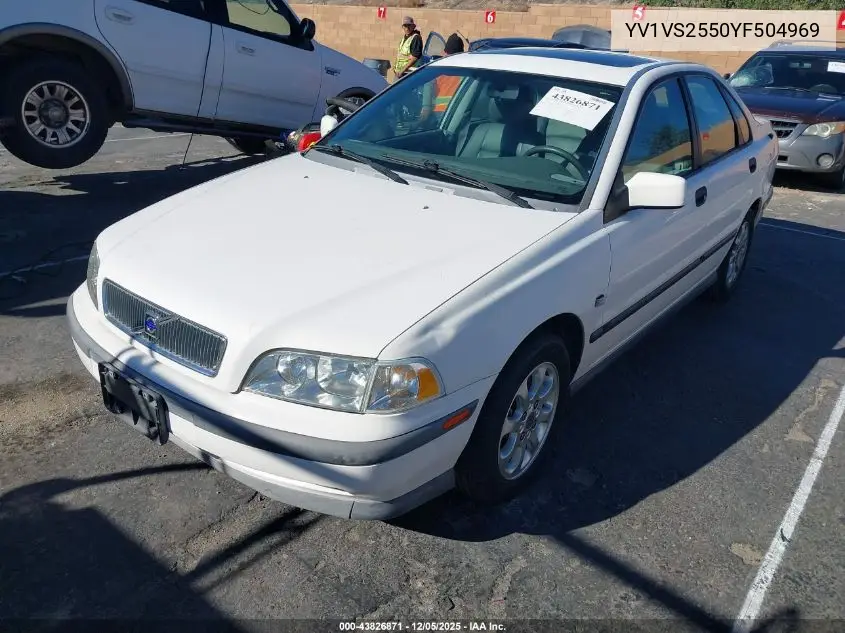 YV1VS2550YF504969 2000 Volvo S40 A/As