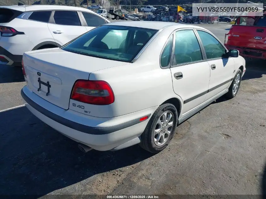 YV1VS2550YF504969 2000 Volvo S40 A/As