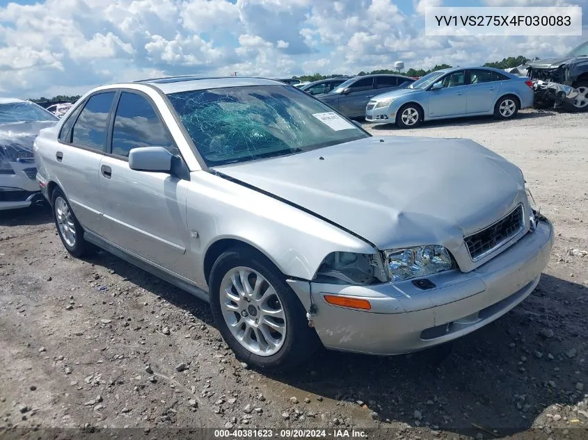 YV1VS275X4F030083 2004 Volvo S40 A/Lse