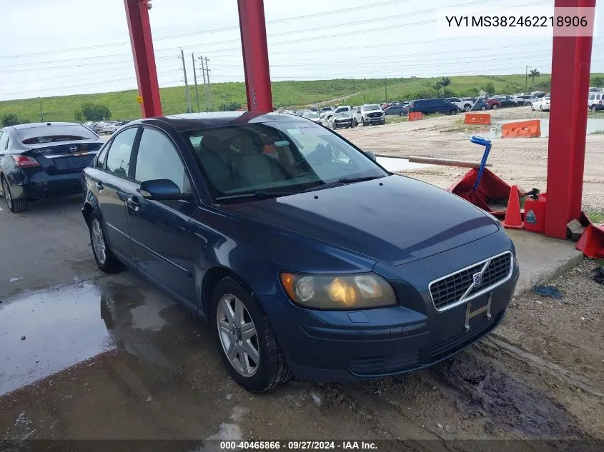 YV1MS382462218906 2006 Volvo S40 2.4I