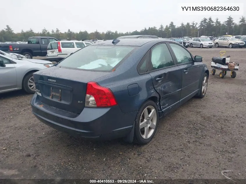 YV1MS390682364630 2008 Volvo S40 2.4I