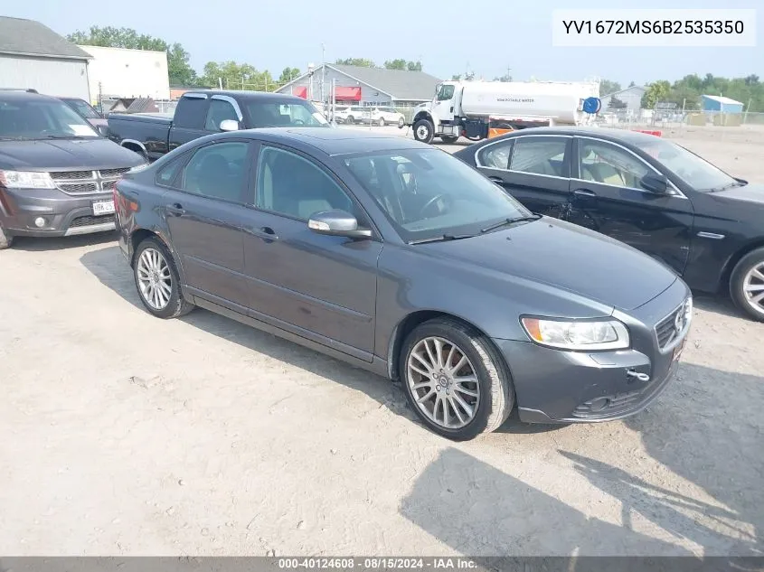 YV1672MS6B2535350 2011 Volvo S40 T5/T5 R-Design