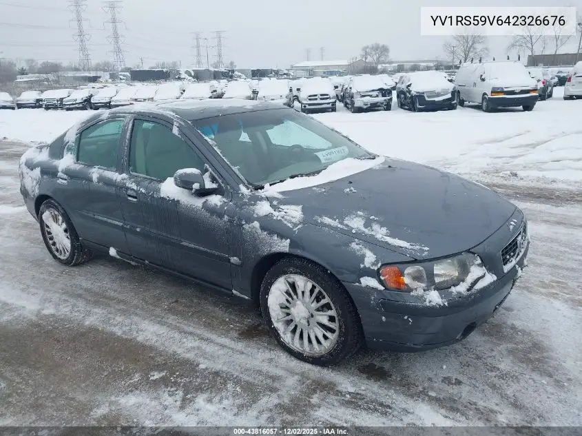 YV1RS59V642326676 2004 Volvo S60 2.5T