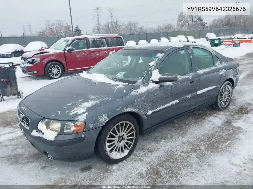 YV1RS59V642326676 2004 Volvo S60 2.5T