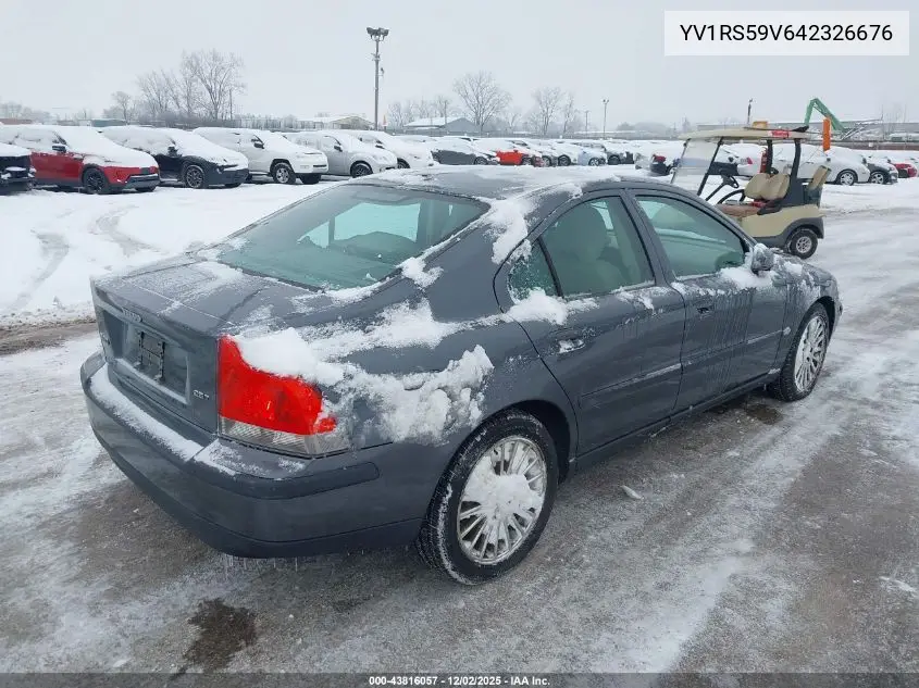 YV1RS59V642326676 2004 Volvo S60 2.5T
