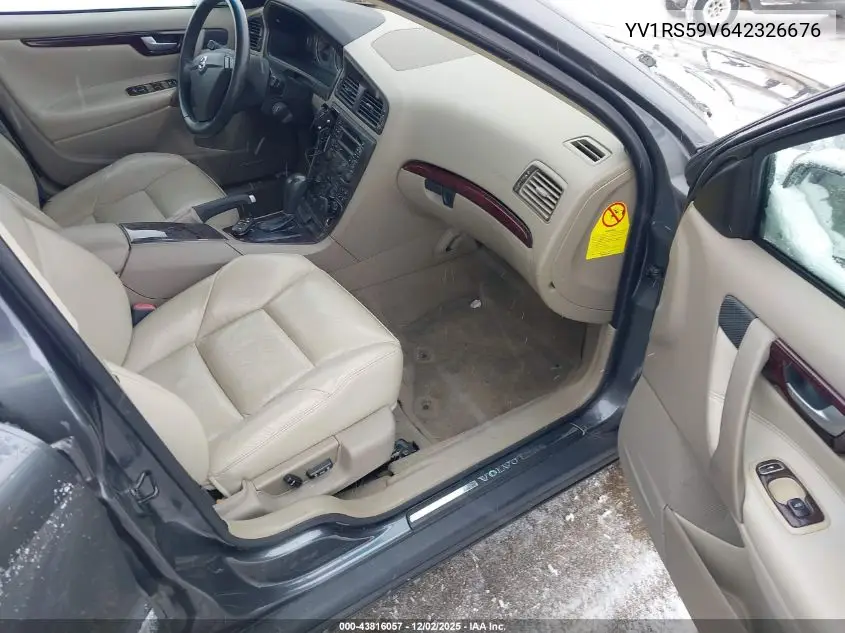 YV1RS59V642326676 2004 Volvo S60 2.5T