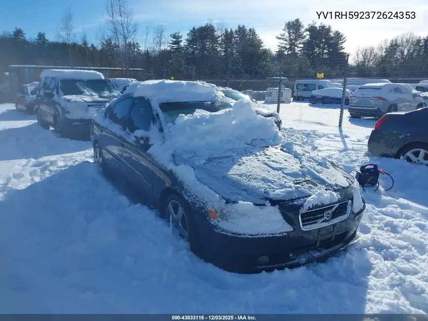 YV1RH592372624353 2007 Volvo S60 2.5T