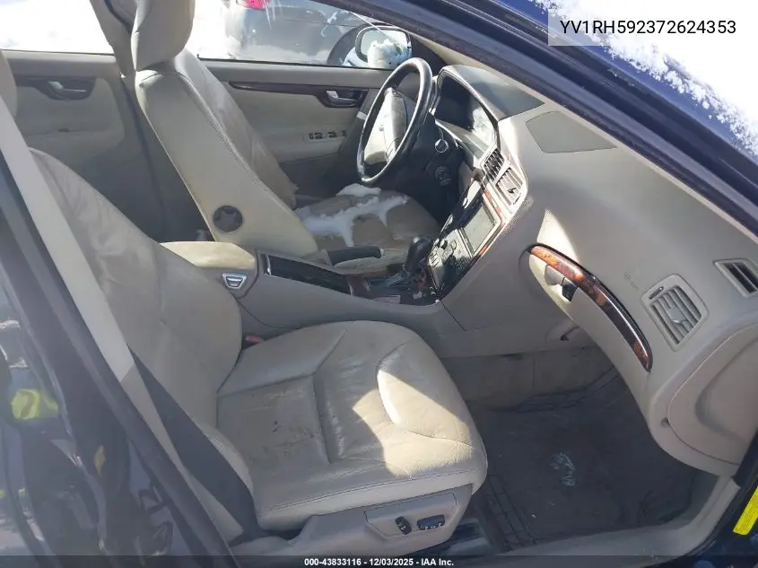 YV1RH592372624353 2007 Volvo S60 2.5T
