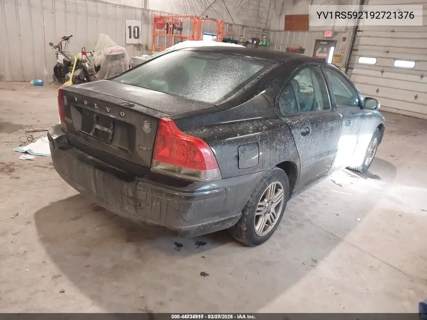 YV1RS592192721376 2009 Volvo S60 2.5T/2.5T Special Edition