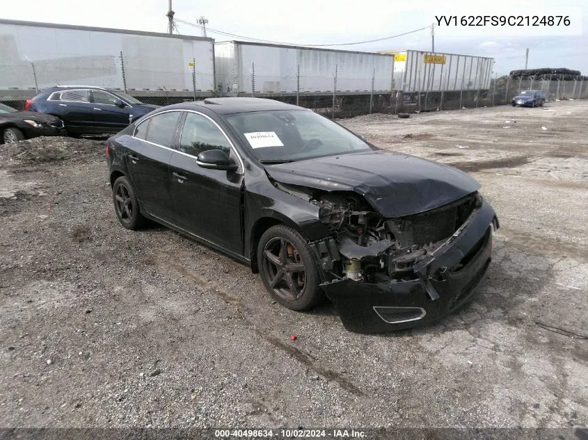 YV1622FS9C2124876 2012 Volvo S60 T5