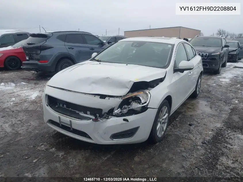 YV1612FH9D2208804 2013 Volvo S60 T5/T5 Platinum/T5 Premier/T5 Premier Plus