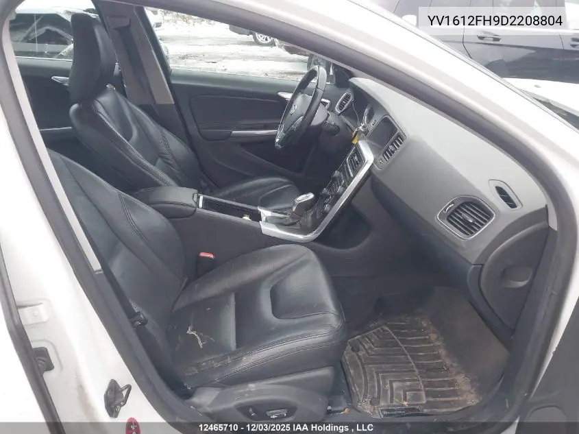 YV1612FH9D2208804 2013 Volvo S60 T5/T5 Platinum/T5 Premier/T5 Premier Plus