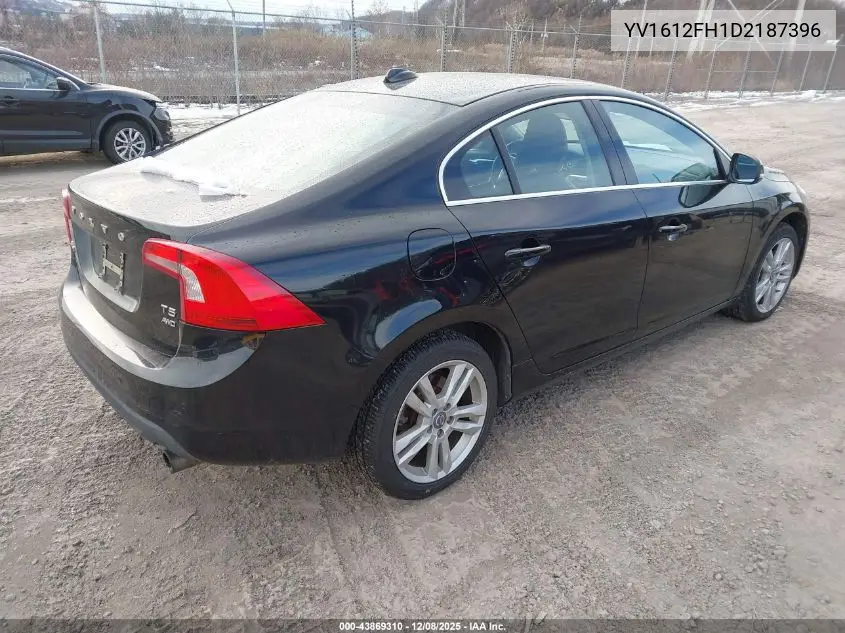 YV1612FH1D2187396 2013 Volvo S60 T5/T5 Platinum/T5 Premier/T5 Premier Plus